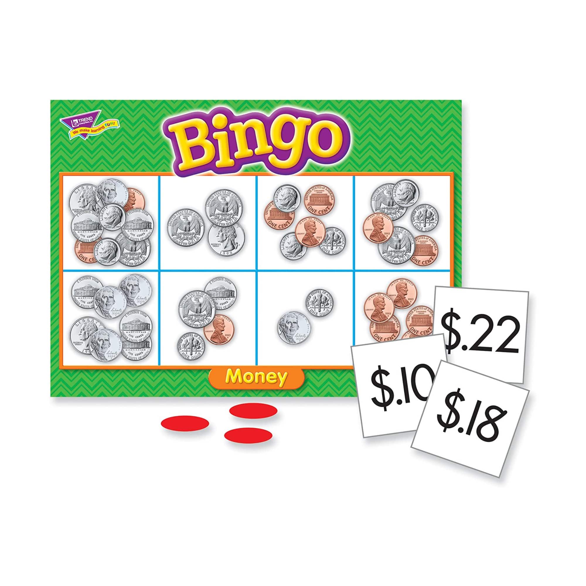 Trend Enterprises® Money Bingo